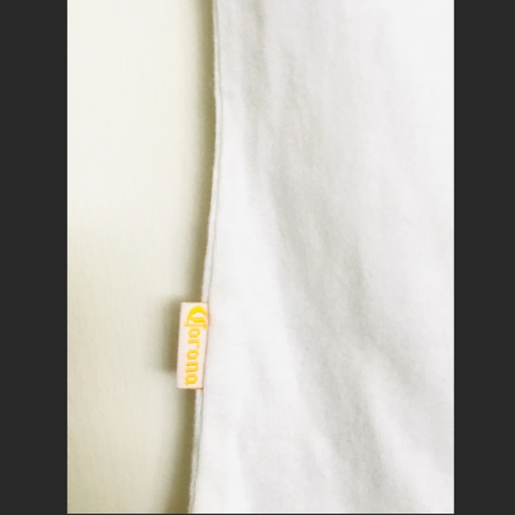 Corona sleeveless white tank top size small - Picture 4 of 7